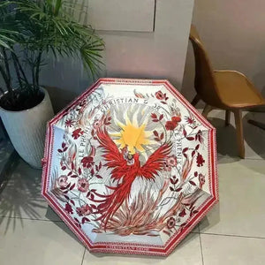 Fiery Phoenix Pattern Luxe Umbrella - Bear Hugs