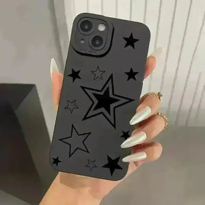 Five-Pointed Star Protective Phone Case (For iPhones) - Bear Hugs