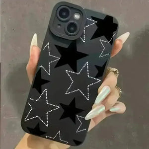 Five-Pointed Star Protective Phone Case (For iPhones) - Bear Hugs