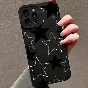 Five-Pointed Star Protective Phone Case (For iPhones) - Bear Hugs