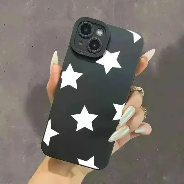 Five-Pointed Star Protective Phone Case (For iPhones) - Bear Hugs