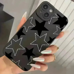 Five-Pointed Star Protective Phone Case (For iPhones) - Bear Hugs