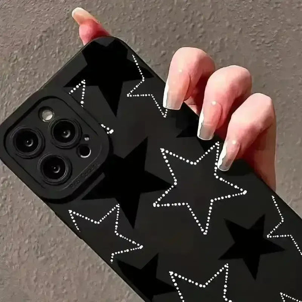 Five-Pointed Star Protective Phone Case (For iPhones) - Bear Hugs
