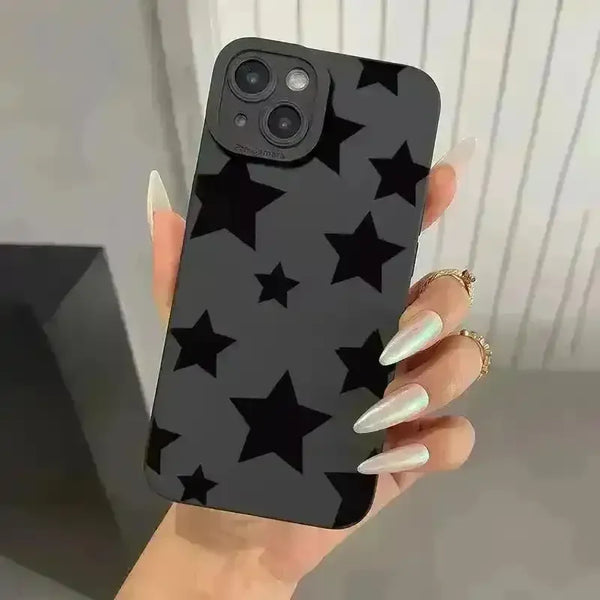 Five-Pointed Star Protective Phone Case (For iPhones) - Bear Hugs