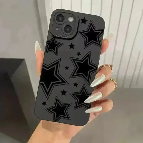 Five-Pointed Star Protective Phone Case (For iPhones) - Bear Hugs