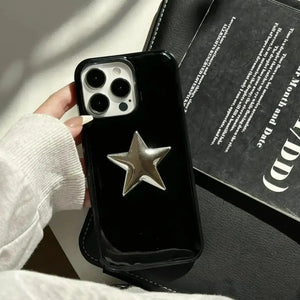 Five Pointed Star Shiny Phone Case (For iPhones) - Bear Hugs