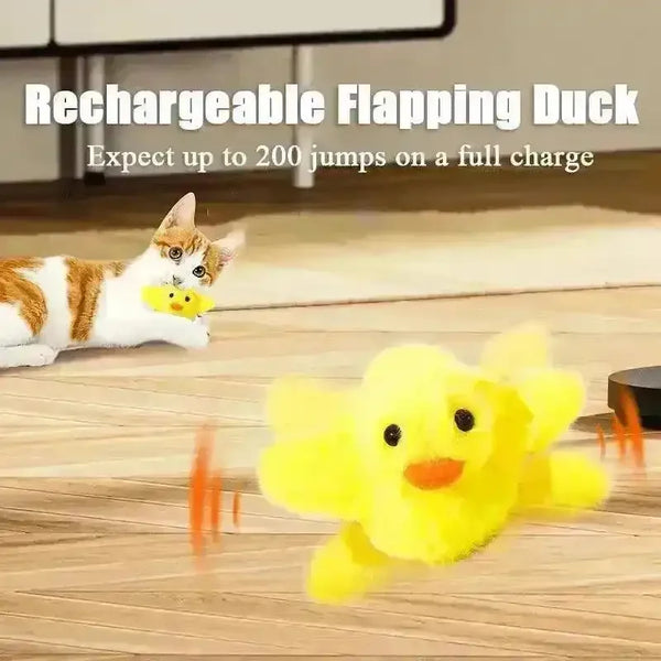 Flappy Duck Interactive Electric Cat Toy - Bear Hugs
