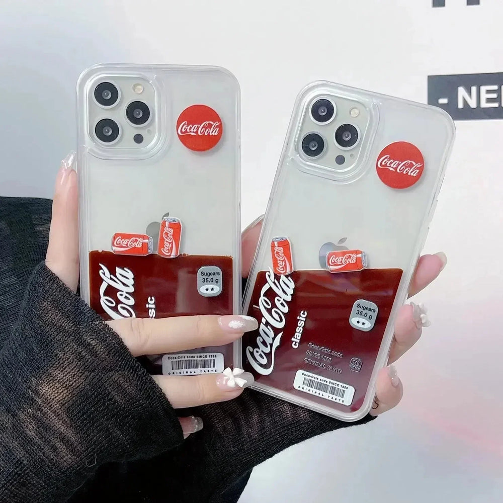 Floating Cola Phone Case (For iPhones) - Bear Hugs