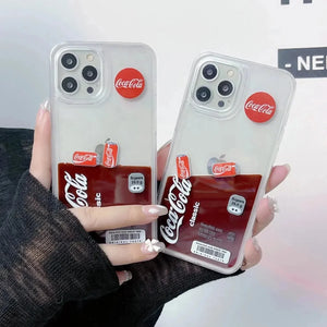 Floating Cola Phone Case (For iPhones) - Bear Hugs