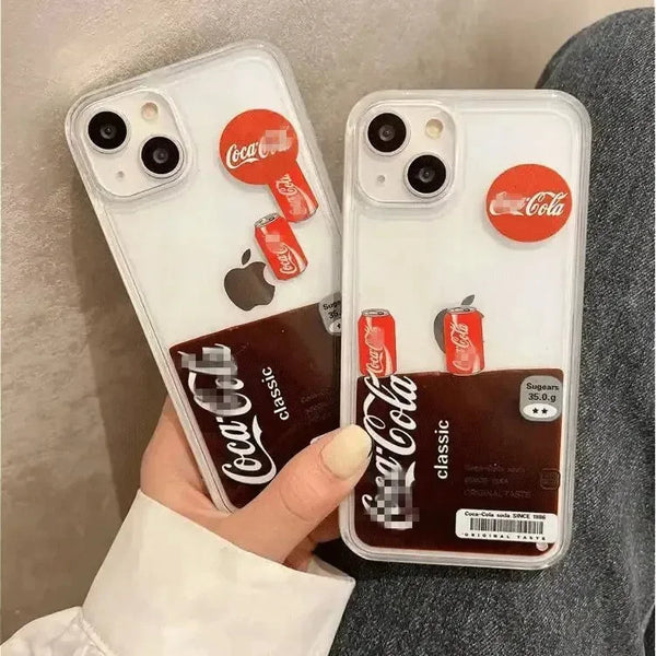 Floating Cola Phone Case (For iPhones) - Bear Hugs