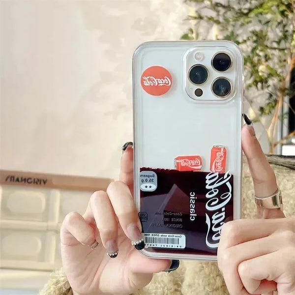 Floating Cola Phone Case (For iPhones) - Bear Hugs