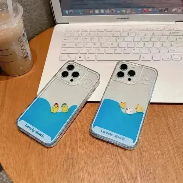 Floating Duck Phone Case (For iPhones) - Bear Hugs