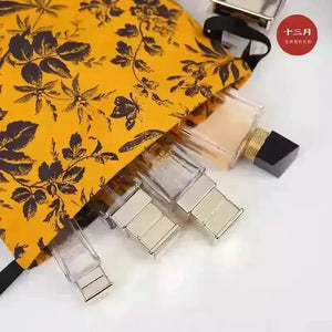 Floral Designer Drawstring Makeup Pouch - Bear Hugs