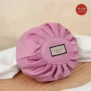 Floral Luxury Drawstring Makeup Pouch - Bear Hugs