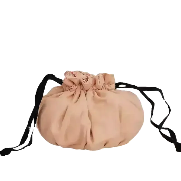 Floral Luxury Drawstring Makeup Pouch - Bear Hugs