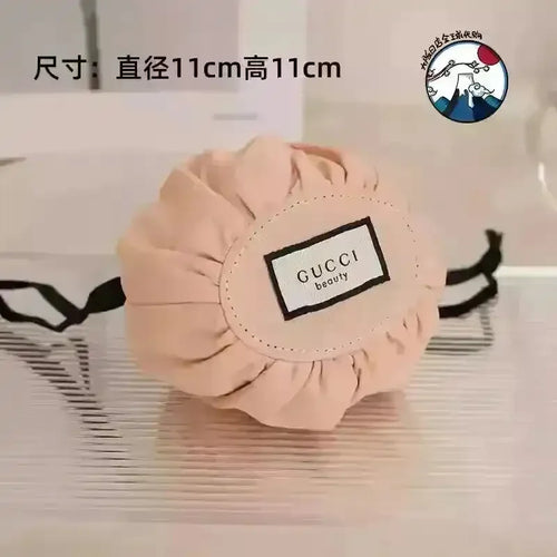 Floral Luxury Drawstring Makeup Pouch - Bear Hugs