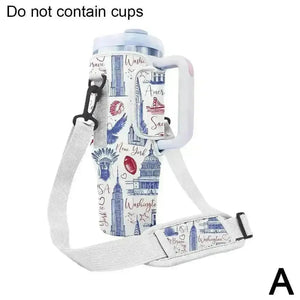 Floral Stanley Cup Carrier Bag (For 30 oz & 40 oz) - Bear Hugs