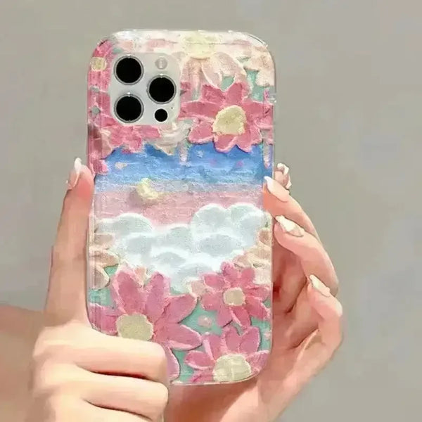 Flower Silicon Phone Case (For iPhones) - Bear Hugs