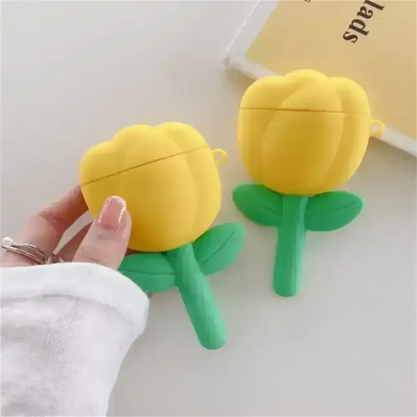 Flower Stem Case (For Airpods) - Bear Hugs