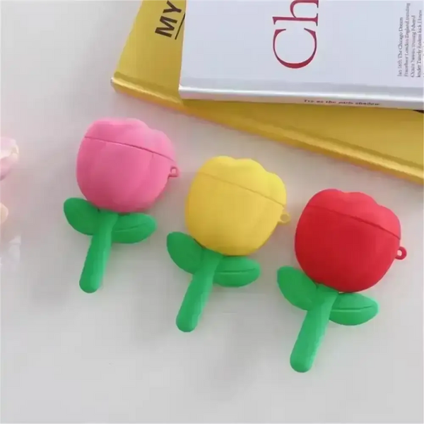 Flower Stem Case (For Airpods) - Bear Hugs