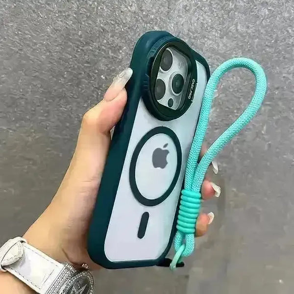Fold Glass Lens Transparent Case (For iPhones) - Bear Hugs