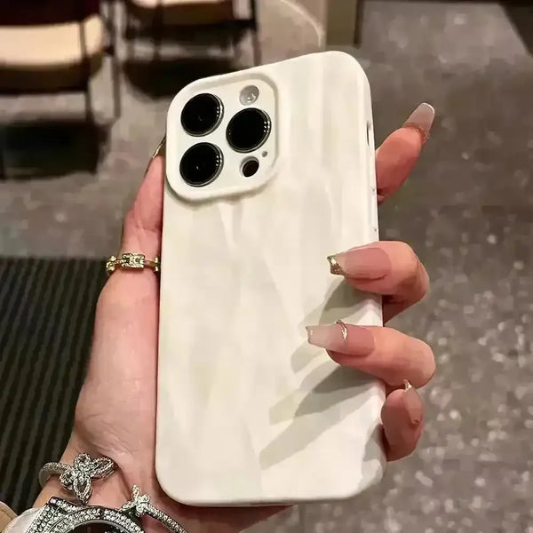 Fold Pattern Soft Silicone Phone Case (For iPhones) - Bear Hugs