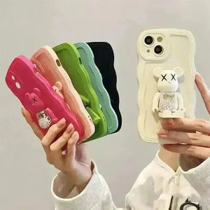 Folding Teddy Stand Phone Case (For iPhones) - Bear Hugs