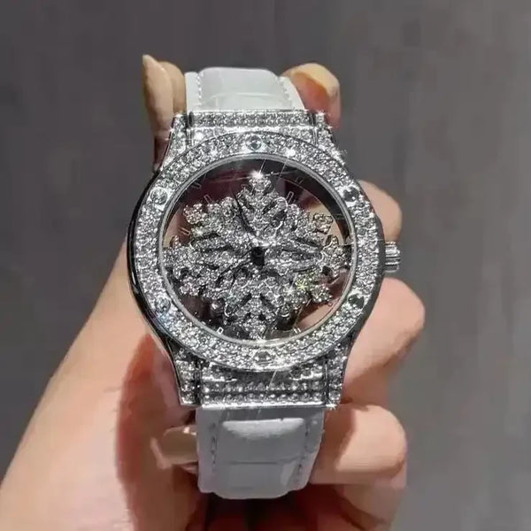 Frozen Rhinestone Rotating Watch - Bear Hugs