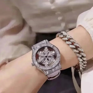 Frozen Rhinestone Rotating Watch - Bear Hugs