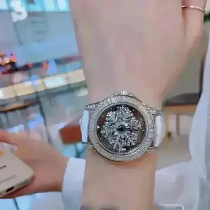 Frozen Rhinestone Rotating Watch - Bear Hugs