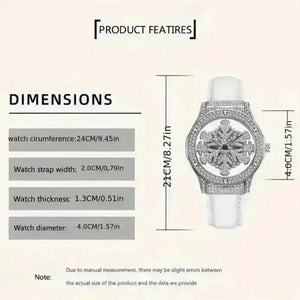 Frozen Rhinestone Rotating Watch - Bear Hugs