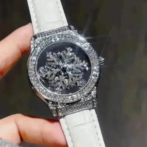 Frozen Rhinestone Rotating Watch - Bear Hugs