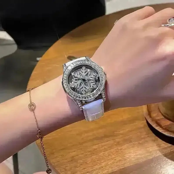 Frozen Rhinestone Rotating Watch - Bear Hugs