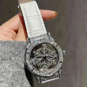 Frozen Rhinestone Rotating Watch - Bear Hugs