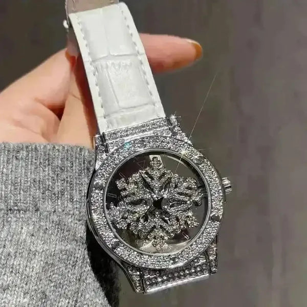 Frozen Rhinestone Rotating Watch - Bear Hugs