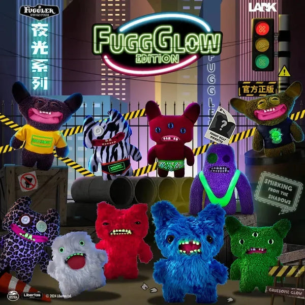 Fuggler Glow in the Dark Plushies (22 cm) - Bear Hugs