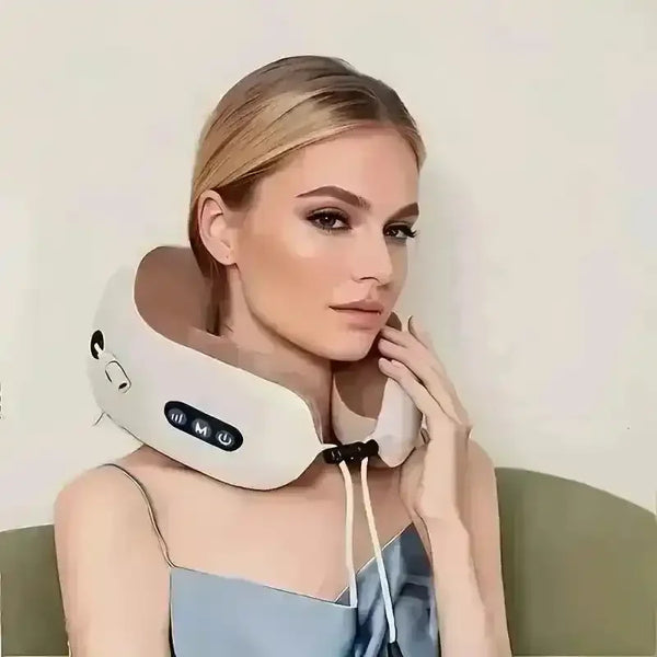 Functional Travel Neck Pillow Massager - Bear Hugs