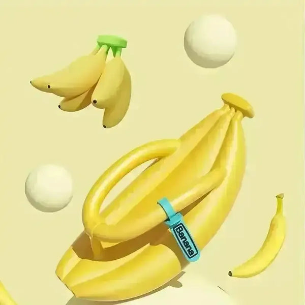 Funny Cartoon Banana Shaped Flip-Flops - Bear Hugs