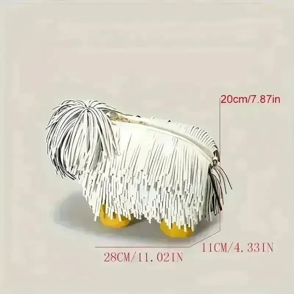 Furry Friend Dog Shaped Bag - Bear Hugs