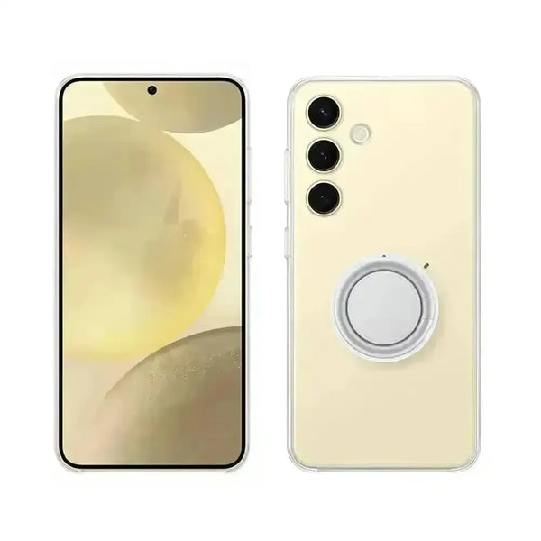 Galaxy Clear Ring Gadget Case (For Samsung) - Bear Hugs