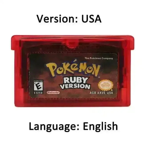 Game Boy Advance Pokemon Cartridges - Bear Hugs