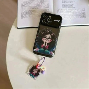 Geek Girl Charm Phone Case (For iPhones) - Bear Hugs