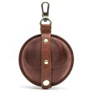 Genuine Leather Pouch Case (For Airpods) - Bear Hugs