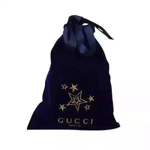 GG Velvet Drawstring Cosmetic Bag - Bear Hugs