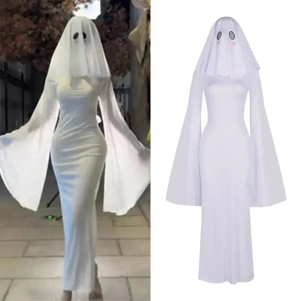 Ghostly Grace White Ghostess Costume - Bear Hugs