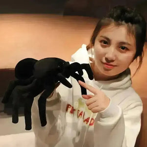 Giant Creepy Black Spider Plush Toy - Bear Hugs