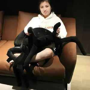 Giant Creepy Black Spider Plush Toy - Bear Hugs