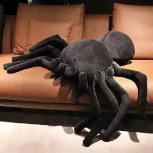 Giant Creepy Black Spider Plush Toy - Bear Hugs