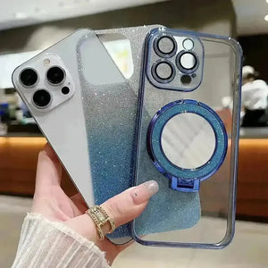 Glitter Diamond Magsafe Bracket Case (For iPhones) - Bear Hugs