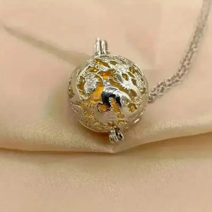 Globe Dragon And Phoenix Embossed Luminous Pendant - Bear Hugs